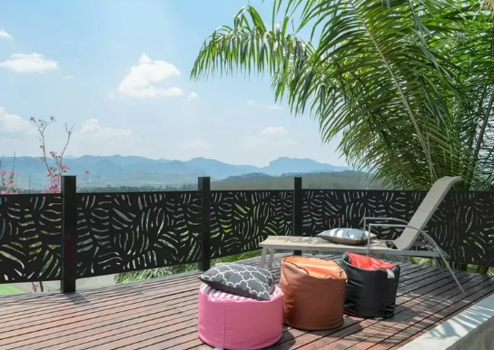 laser cut metal fence panels